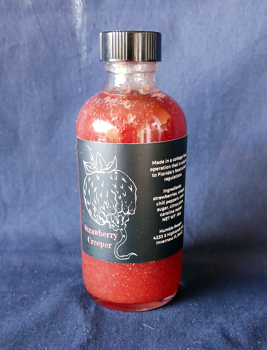 Strawberry Creeper Habanero Sauce